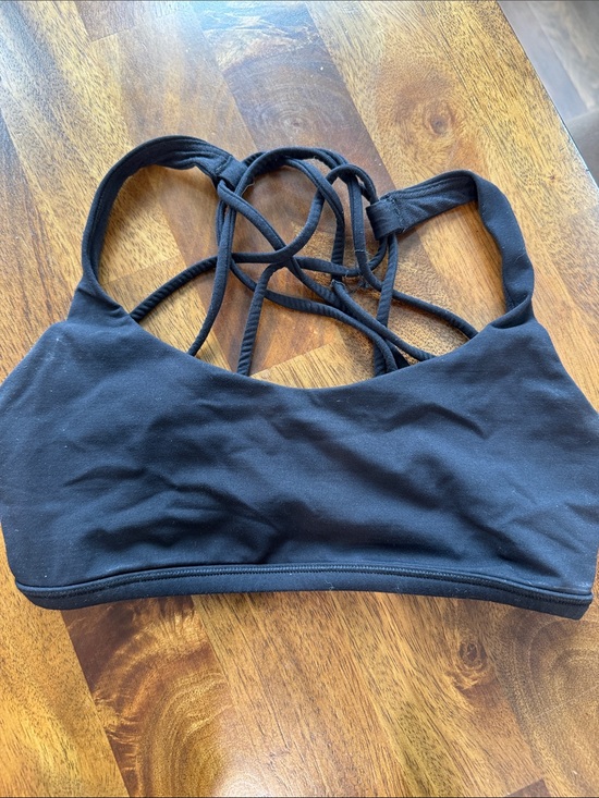 lululemon athletica Other - lululemon athletica Black Strappy Sports Bra